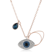 25日0点：SWAROVSKI 施华洛世奇 Duo Evil Eye 恶魔之眼 5172560 项链 364.8元包邮（前1小时）