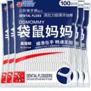 袋鼠妈妈 超细剔牙牙线300支