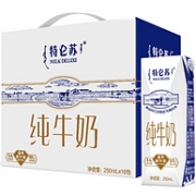 蛋白质3.6g/100ml，蒙牛 特仑苏 纯牛奶 250mlx16盒x3件