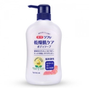日本百年个护 巴斯克林 舒芙蕾白桃沐浴露 易冲洗不打滑 550ml
