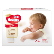 88VIP：HUGGIES 好奇 金装 婴儿纸尿裤 XL105片 *2件 285.1元包邮（合142.55元/件）