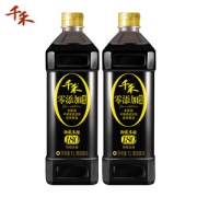 千禾 零添加 御藏本酿180天 特级生抽 1L*2瓶 不含碘