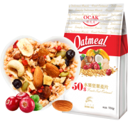 含50%水果，欧扎克 即食脆麦片 750g