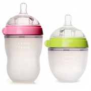 预售：comotomo 可么多么 宽口径硅胶奶瓶 250ml+150ml