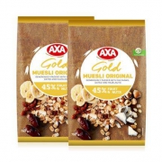 AXA 45%*2包金装坚果混合 即食燕麦片 750g