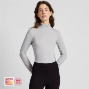 UNIQLO 优衣库 419680 女士罗纹高领T恤