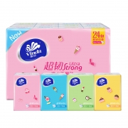凑单品：Vinda维达 Feel系列手帕纸4层*5张*24包*4件