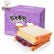 网红麦克先生紫米面包660g