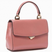 28号0点：Michael Kors/MK 粉红色金属扣 复古时尚 女包 手提包 单肩包