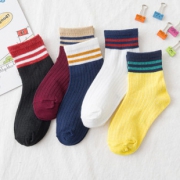 【奈兰优品】儿童中筒棉袜5双