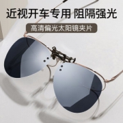 派丽蒙 男士太阳镜 偏光墨镜夹片