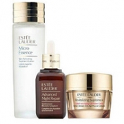 Estee Lauder 雅诗兰黛 抗衰老三件套（小棕瓶50ml+肌底微精华150ml+多效智妍面霜75ml）