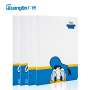 GuangBo 广博 IQT11000 迪士尼唐老鸭系列 缝线软抄笔记本 A5/40张 4本装  *5件 14.75元（需用券，合2.95元/件）