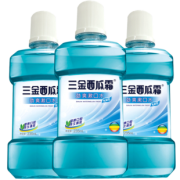 三金 西瓜霜漱口水 250ml*2瓶 送牙刷*6支 14.99元包邮（需用券）
