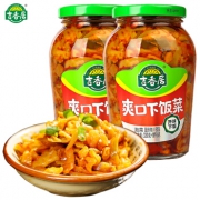 吉香居 爽口下饭菜 426g*2瓶装 19.9元，可优惠至8.65