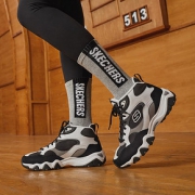 SKECHERS 斯凯奇 88888382 厚底熊猫老爹鞋