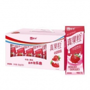 降价、限地区：蒙牛 真果粒牛奶饮品(草莓) 250g*12 礼盒装 *5件