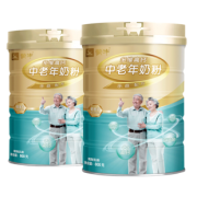 蒙牛铂金装高钙中老年奶粉800g*2罐 券后￥148