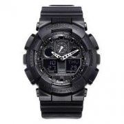 中亚Prime会员： CASIO 卡西欧 G-SHOCK GA-100-1A1 双显运动手表