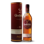 25日0点开始：格兰菲迪（Glenfiddich）15年 苏格兰达夫镇 单一麦芽威士忌 700ml