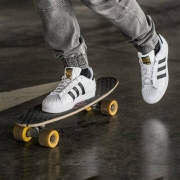 adidas 阿迪达斯 三叶草 中性贝壳头 金标复古 EG4958