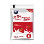 银桥乳业 草莓酸牛奶200ml*16