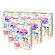 38女神节预售：kao 花王 Merries 妙而舒 拉拉裤 XL38片 6包装 414.2元含税包邮（合69元/件）