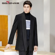 京东plus会员：柒牌(SEVEN)113C10540 男士 毛呢大衣