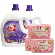裕华 洗衣液套装（洗衣液18斤+内衣皂540g）*2件+凑单品