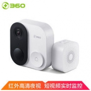 3日0点：360 1C 智能可视门铃 经典款 白色