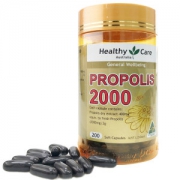 澳洲进口 Healthy Care 高浓度 天然黑蜂胶软胶囊 200粒