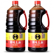 中坝鲜味生抽1.8L酱油两瓶装