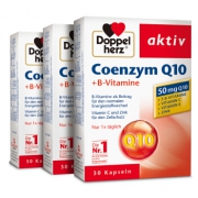 京东PLUS会员：Doppelherz 双心 辅酶Q10软胶囊 50mg 30粒*3盒 *3件 325.98元含税包邮（立减）