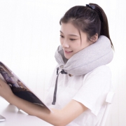 有券的上、京东PLUS会员：京造 纯享系列 泰国天然乳胶颗粒U型枕 44.05元（双重优惠）