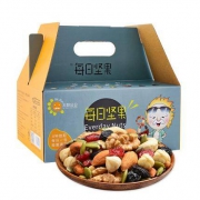 太阳公公 每日坚果干果礼盒 混合什锦果仁(25g*30包)750g/盒 *3件