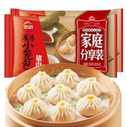 14点开始、限地区：思念 开封灌汤风味猪肉小笼包 450g*2 36只