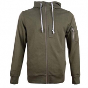 CONVERSE 匡威 男子 Men's Sleeve Pocket FZ Hoodie 针织连帽开衫 10017992-A01