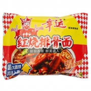限地区：幸运 方便面 红烧排骨面 60g*30袋 整箱装