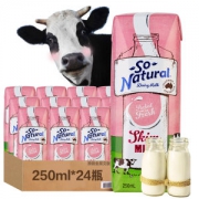 澳洲产 Vital Strength 新鲜脱脂纯牛奶 250ml*24盒