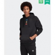 【超级品牌日】adidas 新款男士刺绣彩标连帽套头衫卫衣 到手价639