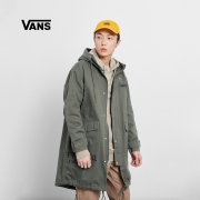 Vans 范斯 男子夹克外套 Essential Camo 牛油果绿 长款 383元包邮（需用券）