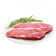 巴西进口 谷言 原肉整切西冷牛排 500g/5片