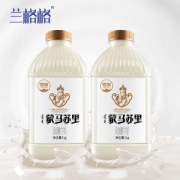 蒙古特产 兰格格 蒙马苏里酪酸奶 2斤*2桶