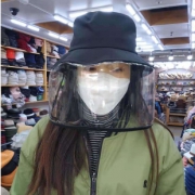 爆款抑菌防病毒帽子飞沫唾沫防护帽