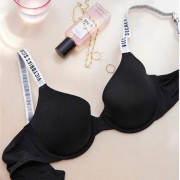 VICTORIA'S SECRET 维多利亚的秘密 11122036 字母肩带薄垫文胸