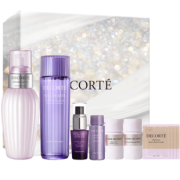 38女神节预售：COSME DECORTE 黛珂 牛油果水乳套组（紫苏水 300ml+牛油果乳液 300ml）赠 小紫瓶15ml+赋活精华露30ml+牛油果面膜16ml+紫苏精华面膜10ml+和风化妆包 1060元（需150元定金）