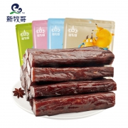 内蒙古科尔沁黄牛肉制成：新牧哥 手撕牛肉500g+奶酪500g