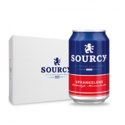 SOURCY 皇家俱乐部气泡水(汽水)  330ml *24听 *2件 125元包邮（双重优惠）