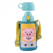 TIGER 虎牌 MBR-B06G 不锈钢保温杯 小猪 600ml *3件 621.6元包邮包税（合207.2元/件）