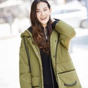 限尺码： 鸭鸭 259 女士中长款羽绒服